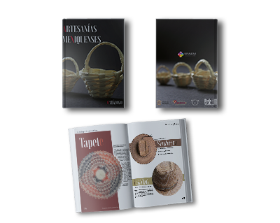 Mockup catálogo artesanías